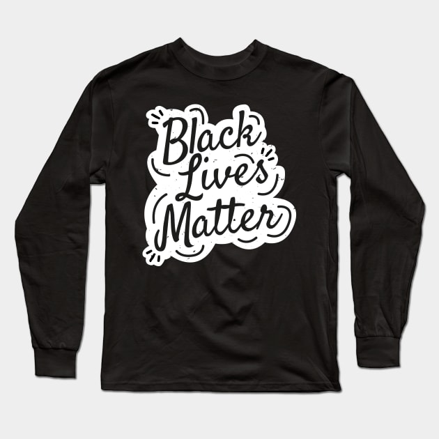 Black Lives Matter Long Sleeve T-Shirt by Riczdodo